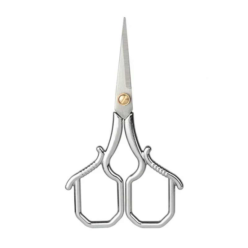 Stainless Steel Sewing Scissors Gold Vintage Embroidery Scissors Fabric Cutter Tailor Scissor Styling Thread Scissor Yarn Shears