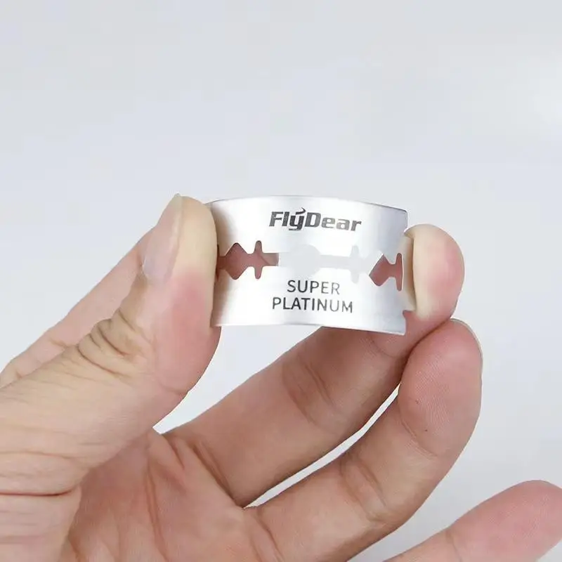 100PCS Stainless Steel Material Durable Barber Shaving Blade Double Edge Safety Razor Extra Stainless Blades