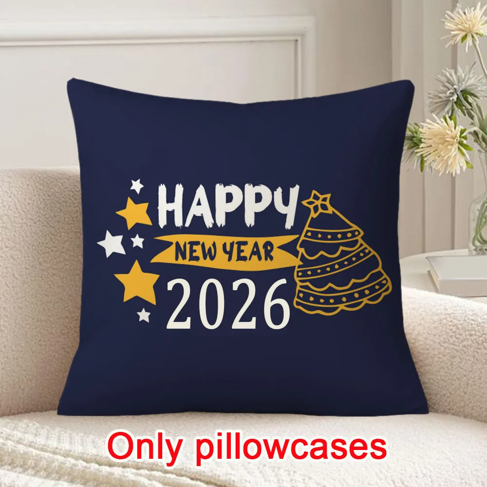 

Christmas Pillow cover 2026 new year decorative 45x45 cushions cover for pillow case decorative cushions