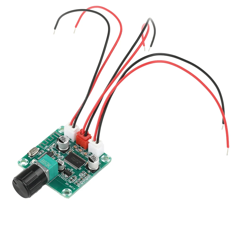 Tpa3118d2 módulo de placa amplificadora digital bluetooth 2*50w placa amplificadora de áudio de 2 canais amplificador de áudio estéreo XH-A414 DC12-24V