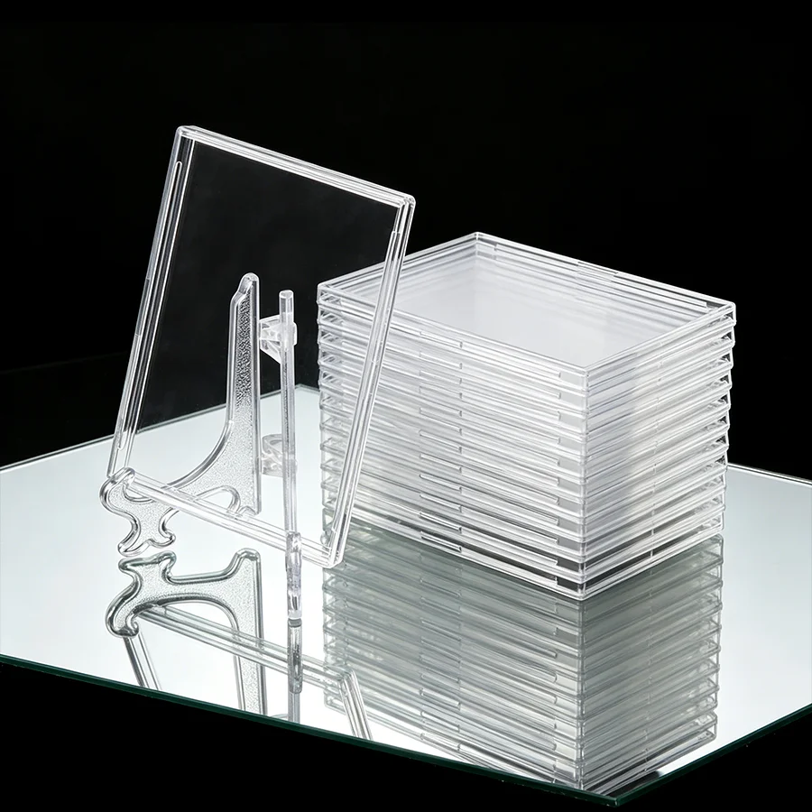 3/6/12pcs Acrylic Card Case Star Transparent Idol Photo & Game Card Polaroid Photo Laminated Hard Brick Displaying Decor XJM