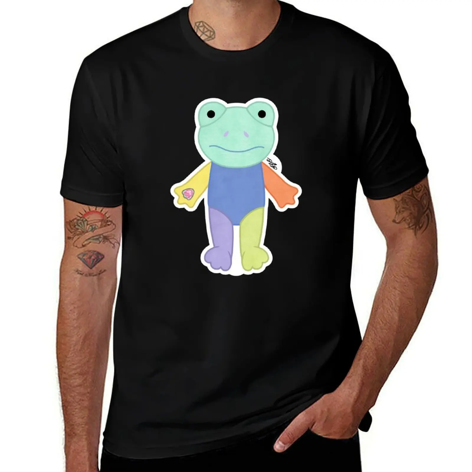 

Build a Bear Hoppy Colors Frog T-Shirt custom shirt for a boy vintage clothes anime t shirts heavyweight t shirts for men