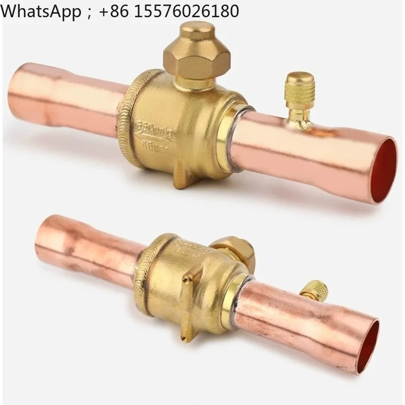 Refrigerant Ball Valve HBC-10 12 16 22 28 6SV Air Conditioner Refrigeration Globe Valve Cold Storage Unit Valves