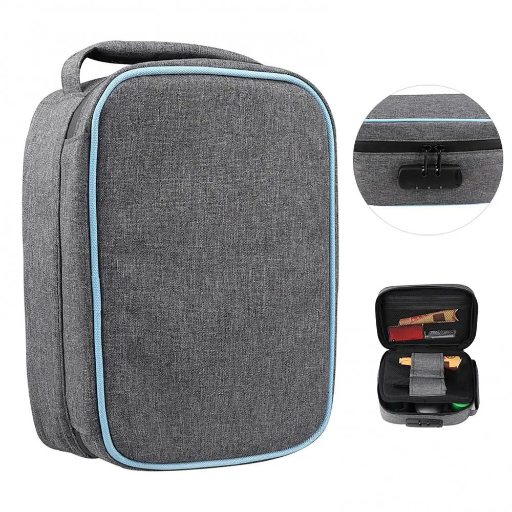 Borsa a prova di odore con serratura custodia per riporre oggetti inodore accessori Set contenitore borsa per medicinali antiodore per i viaggi a