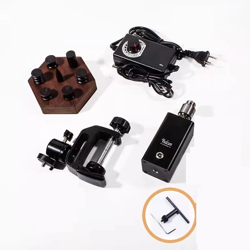 DIY Ebony Polishing Stick Trimmer Head Set AC 100-240V Electric Leather Edging Polisher Adjustable by Hand