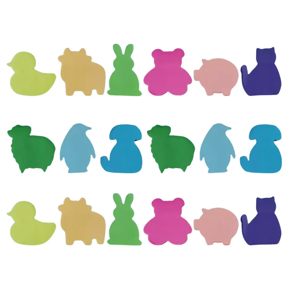 2 set 2 set 9 libri/set quaderni memo animali carini note autoadesive per la scuola ufficio casa cancelleria kawaii coniglietto cane