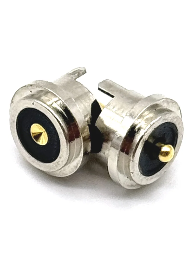 1/5 zestawów 10A DC Magnetyczne Złącze Pogo Pin 2-pinowe Pogopin Męskie Żeńskie Rozstaw 36V 8mm Sprężynowe Wodoodporne Gniazdo Zasilania DC — zdjęcie produktu 7