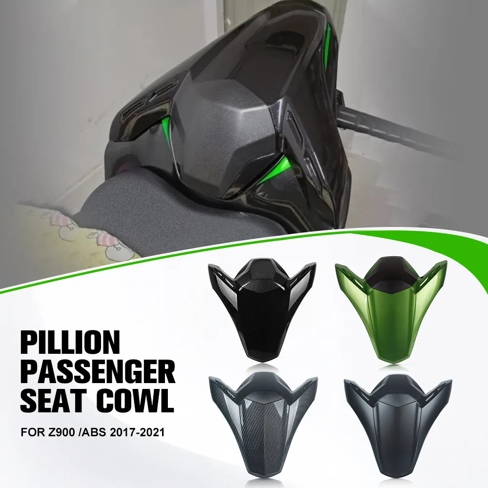 

For Kawasaki Z900 /ABS 2017-2020-2021 Motorcycle Rear Pillion Passenger Seat Cowl Pillion Z 900 SE Tail Fairing Back Cover Green