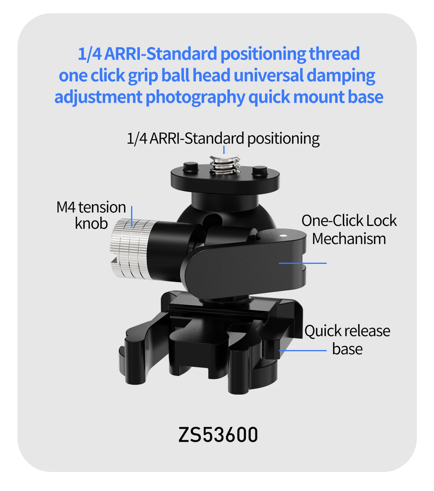17MM Kugelkopf Action Kamera Schnellverschluss Schnalle Basis für GoPro Insta360 DJI Osmo Tasche Magnetische Motorrad Halterung – Detail 32