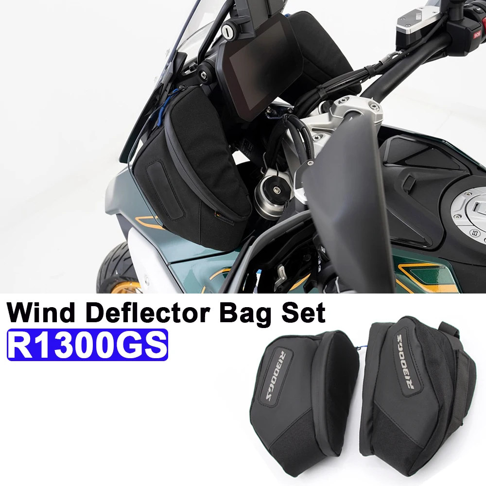 

NEW R 1300 GS Accessories Motorcycle Wind Deflector Bags Set For BMW R1300GS Waterproof Bag Side Windshield Bags Front Tool Bag