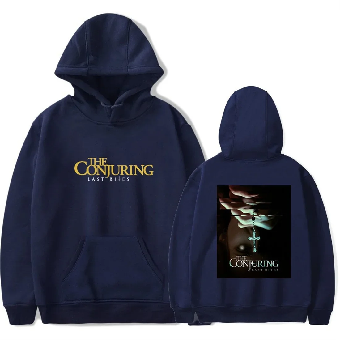 سويت شيرت كلاسيكي بغطاء للرأس من The Conjuring Last Rites للجنسين، بلوفر هيب هوب