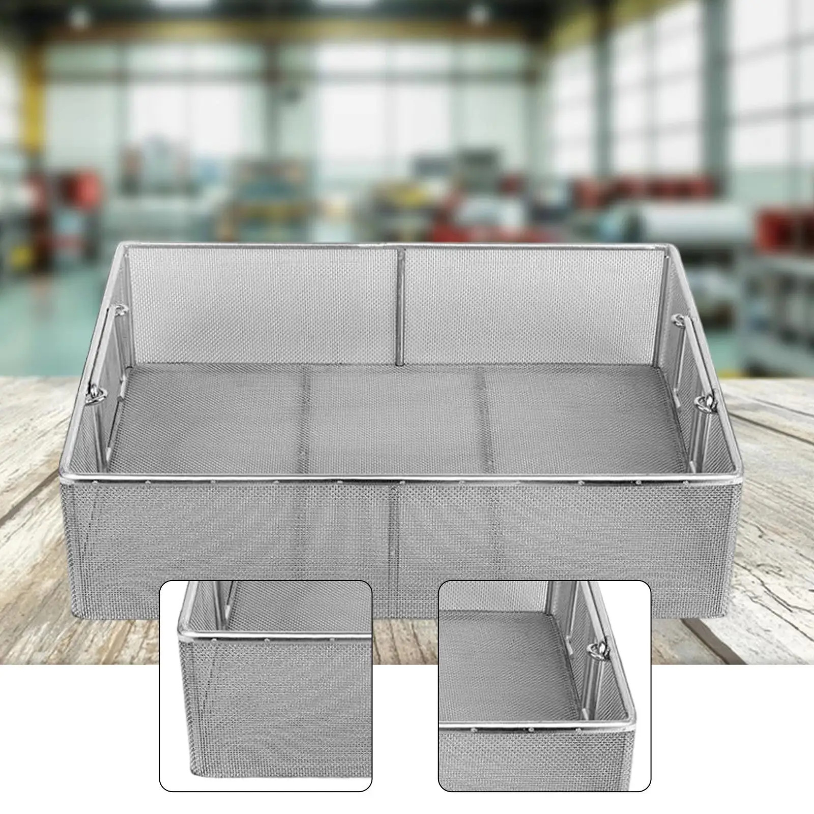 

Ультразвуковая чистящая корзина-бокс, легкая, для паровой очистки ювелирных изделий и деталей часов, профессиональная мини-сетчатая корзина для вибрационной мойки