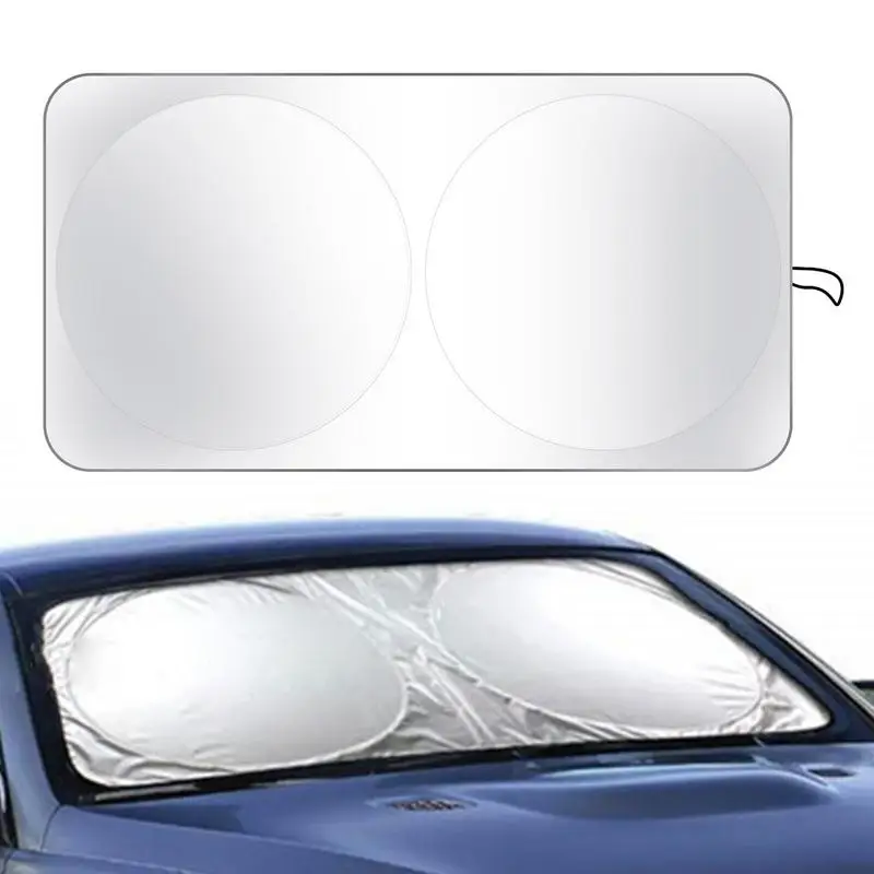 Car Eyes Heated Windshield Sunshade Car Window Windscreen Cover Sun Shade Auto Sun Visor Car-covers Car Solar Protection Sunshad