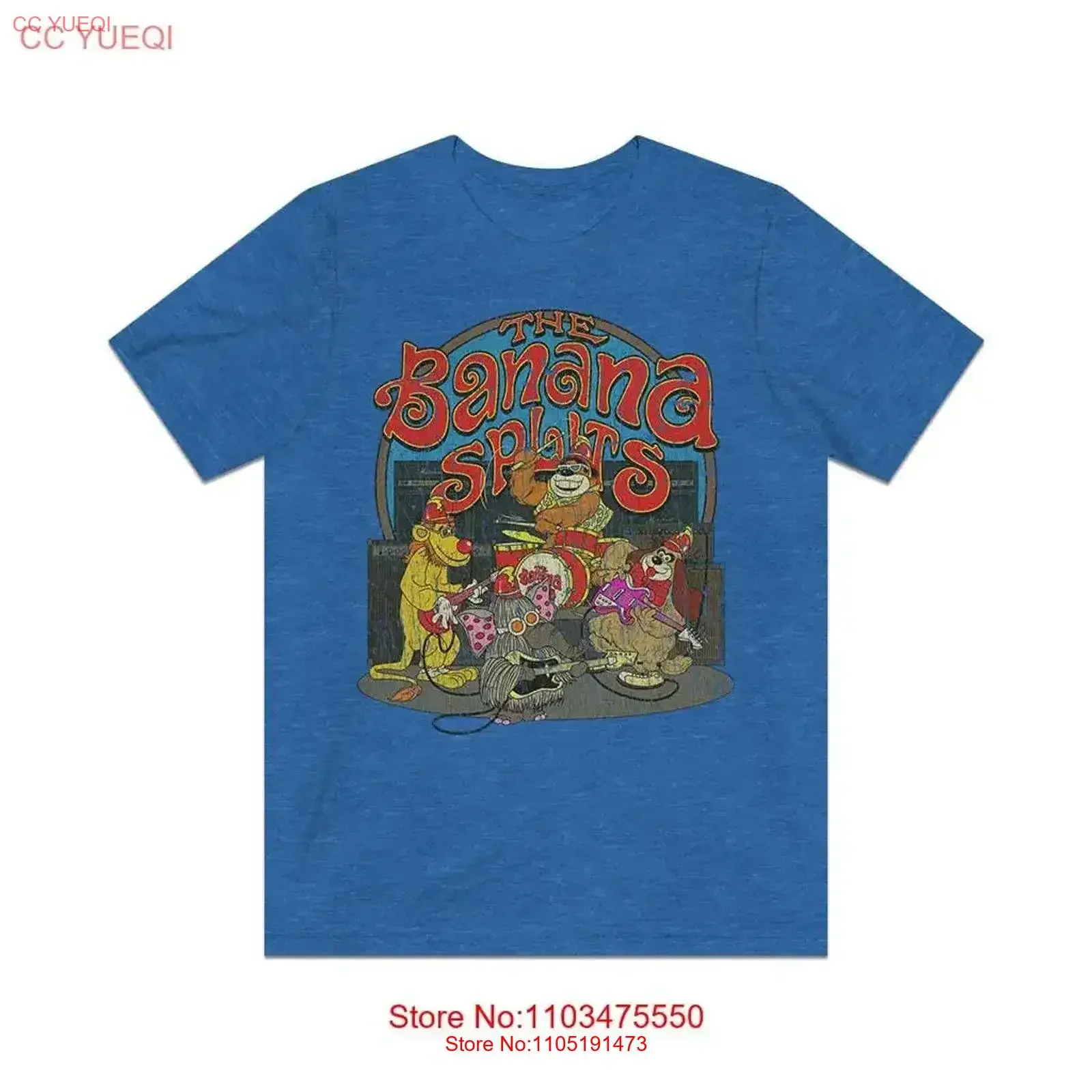 

Винтажная мужская футболка The Banana Splits Band Live 1968, стильная эластичная дизайнерская одежда, удобная винтажная стираная одежда