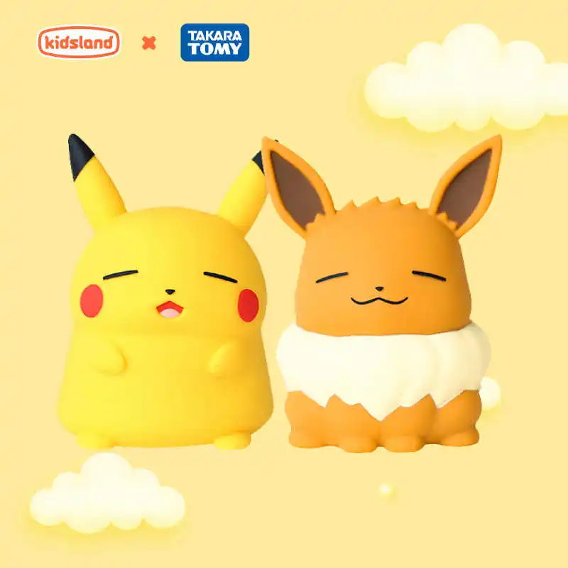 

Genuine TOMY Pokemon Pikachu Eevee Doll Doll Twisting Friends Singing Electric Birthday Gift Toy
