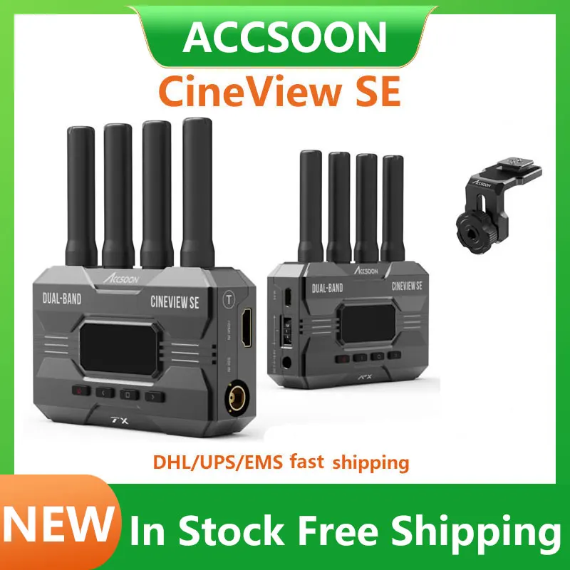 Accsoon CineView SE SDI&HDMI Video Transmitter & Receiver Multi-Spectrum  Video Transmission System  vs 2S pro