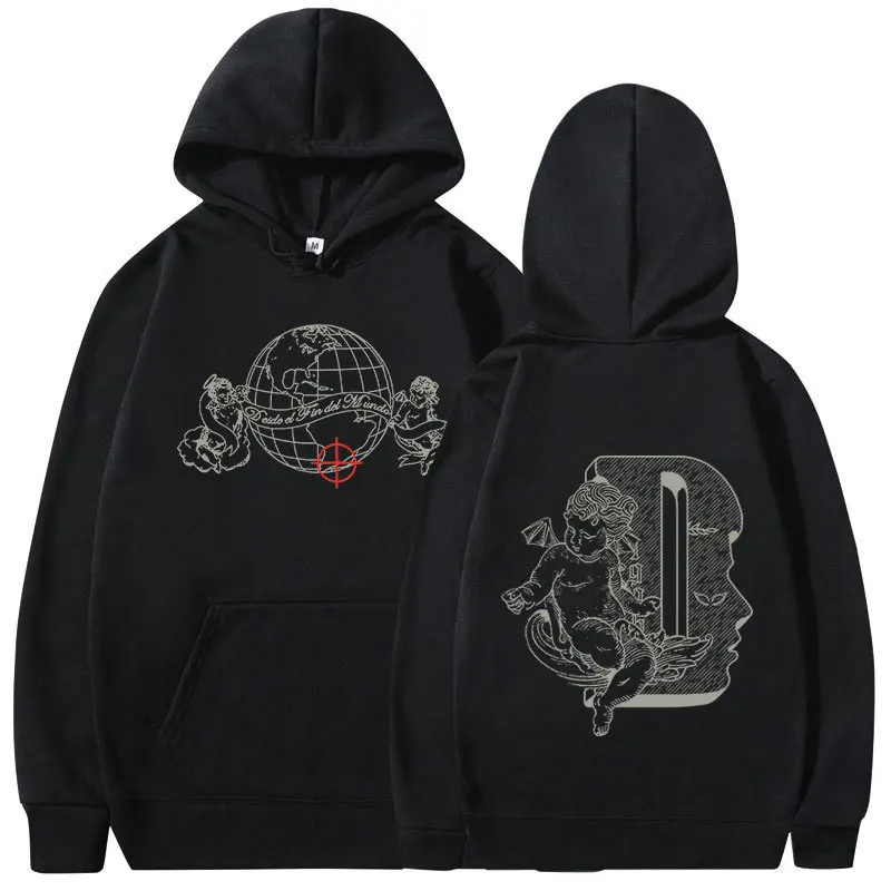 Rapper Duki Merch Hoodies Zanger Grafische Afdrukken Sweatshirts voor Fans Lange Mouw Heren Dames Kleding Sudaderas Hip Hop Hoody