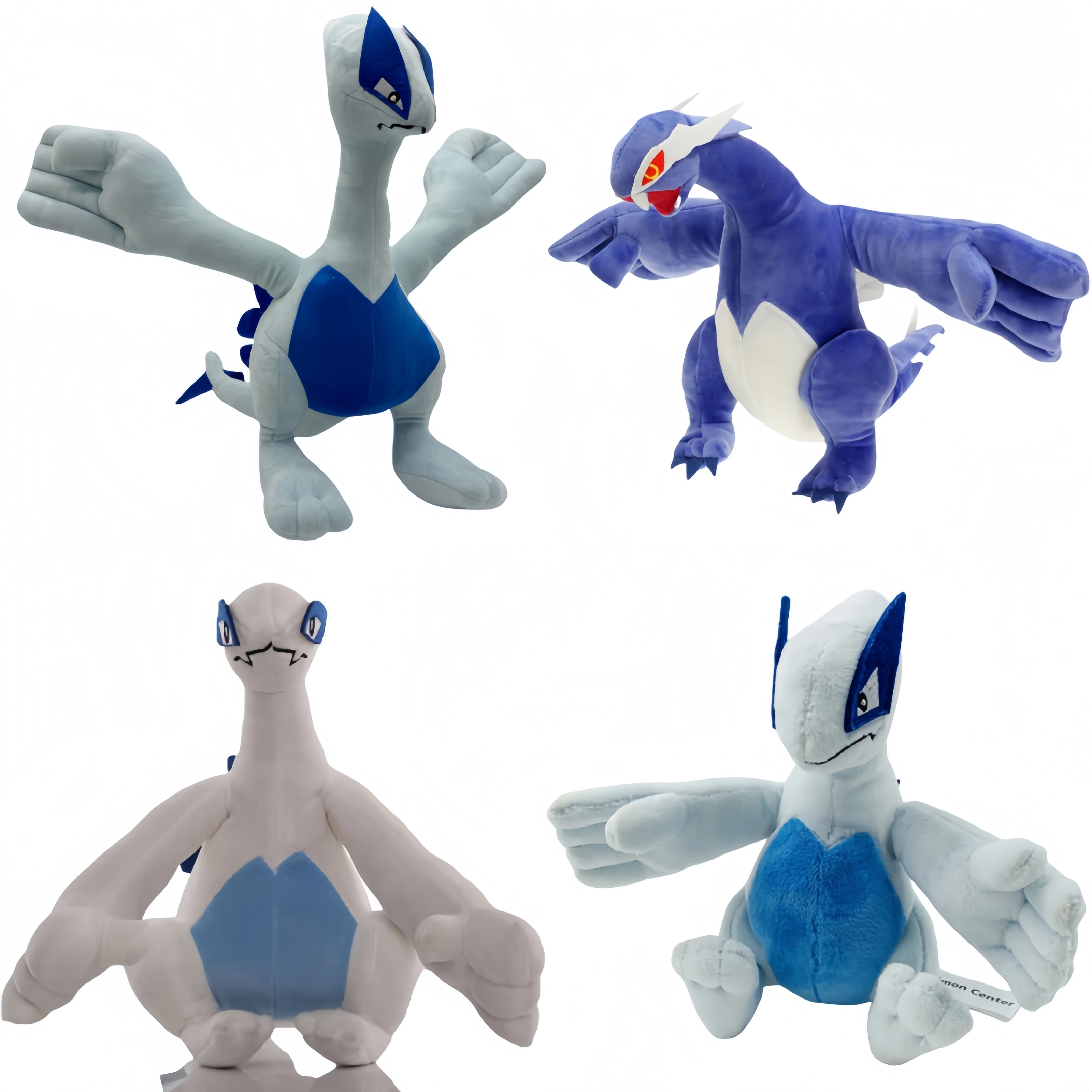 Bonito anime pokemon pikachu lugia brinquedo de pelúcia muitas formas lugia série peluche lugia anime kawaii plushies brinquedos hobbies presentes do miúdo