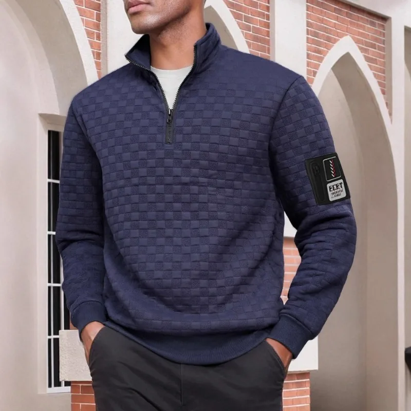 

Тактический флисовый мужской теплый пуловер с воротником-стойкой, квадратная толстовка на молнии, куртка