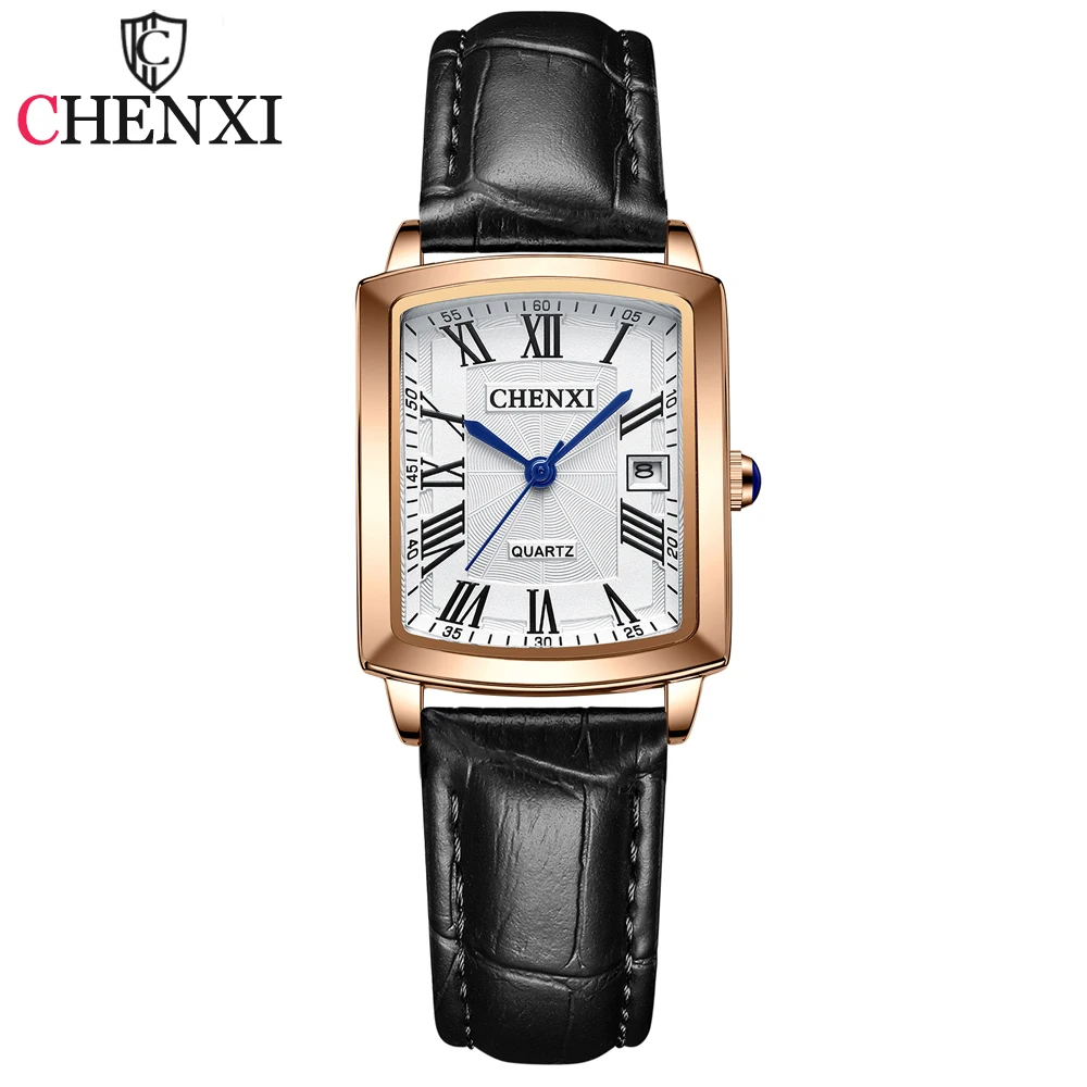 CHENXI Women Watch  Top Luxury Brand Leather Strap Ladies Quartz Wristwatch Casual Waterproof Bracelet Watches Relogio Feminino