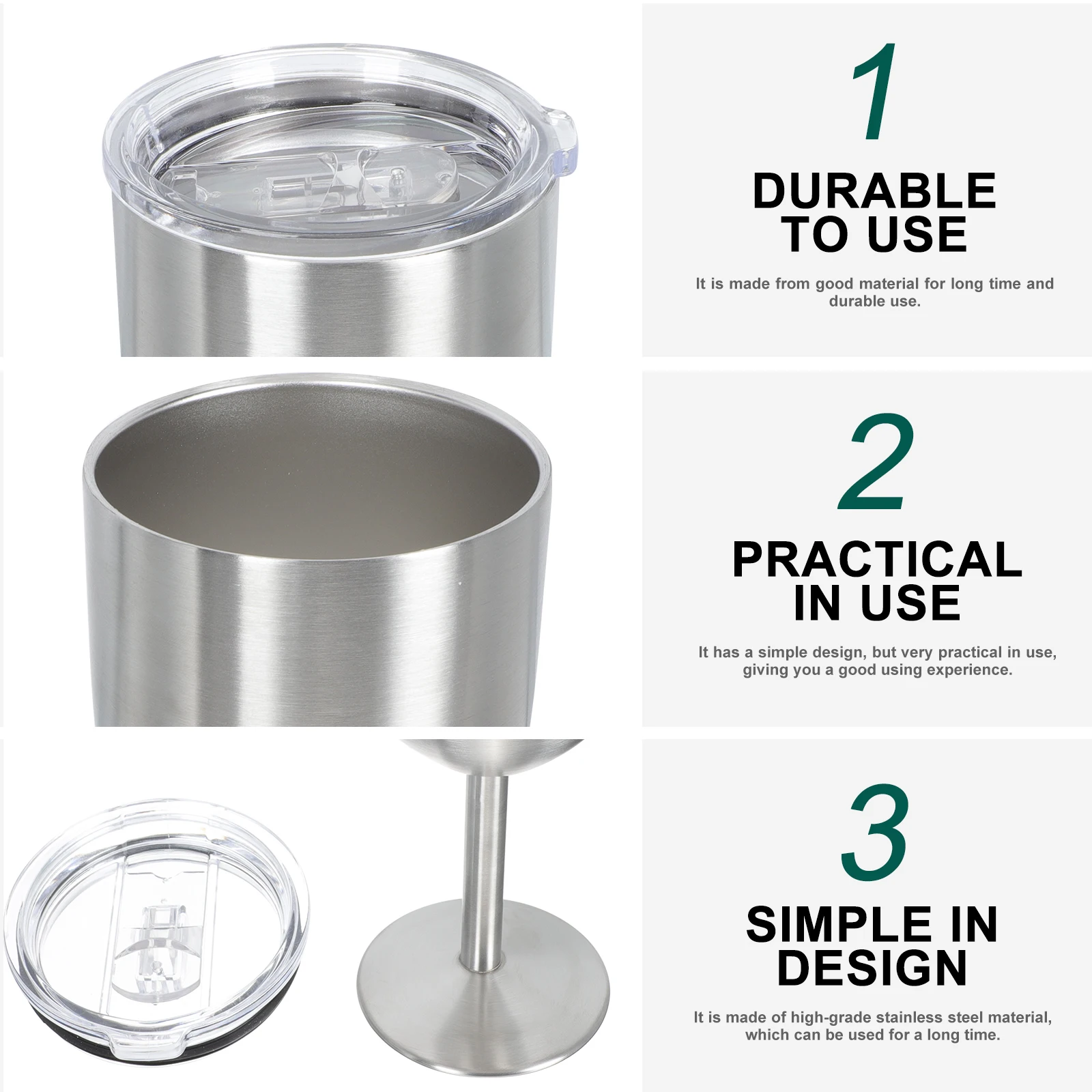 

1pcs Double Layer Stemless Glass Water Goblet For Home Party Use Multi-Function Wine Glass Household Red Wine Cup Exquisite