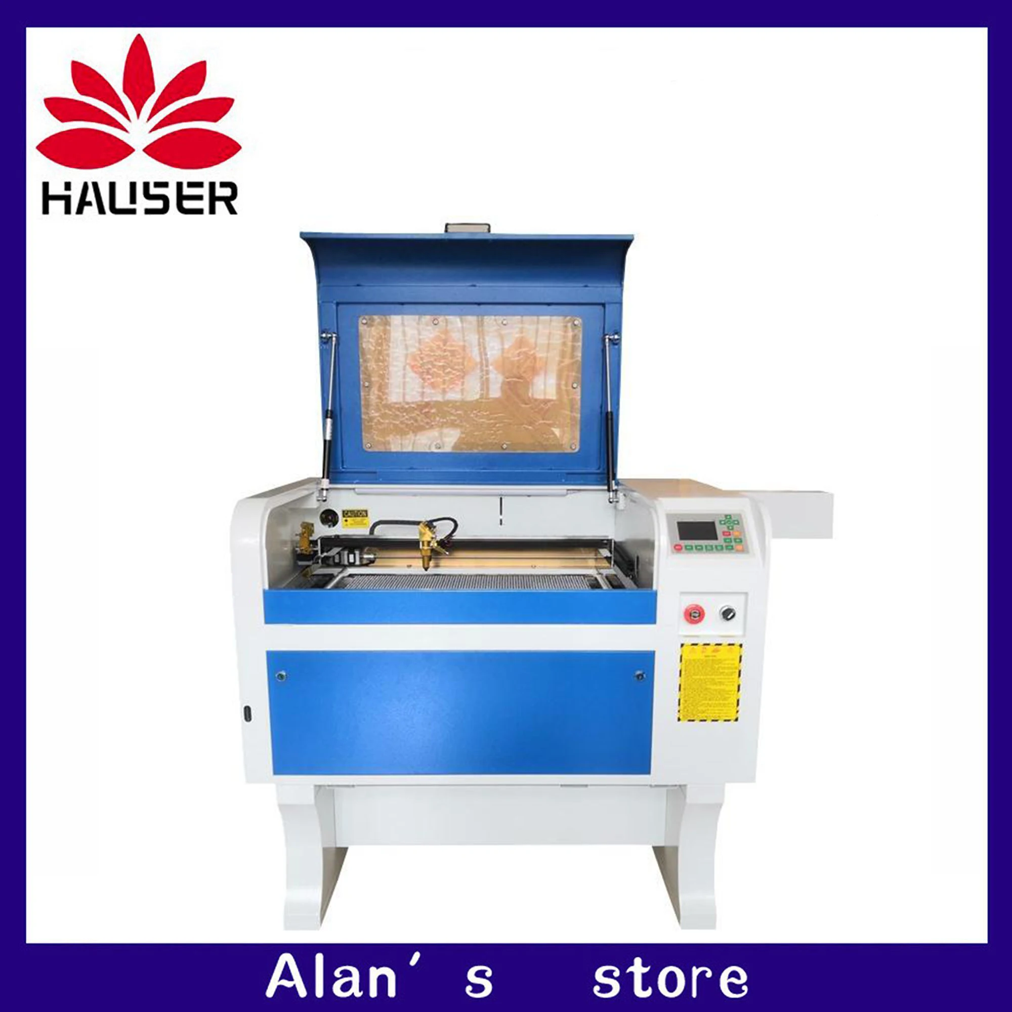 

HAUSER Co2 CNC 4060 Laser Engraving Engrave Cutter Marking Machine Engraver Router Wood Cutting Equipment