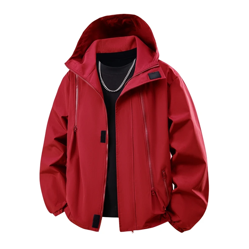 Outdoor Sports and Leisure Neutral Spring and Autumn Jacket Breathable Waterproof Hooded Fashionable Multifunctional Jacket