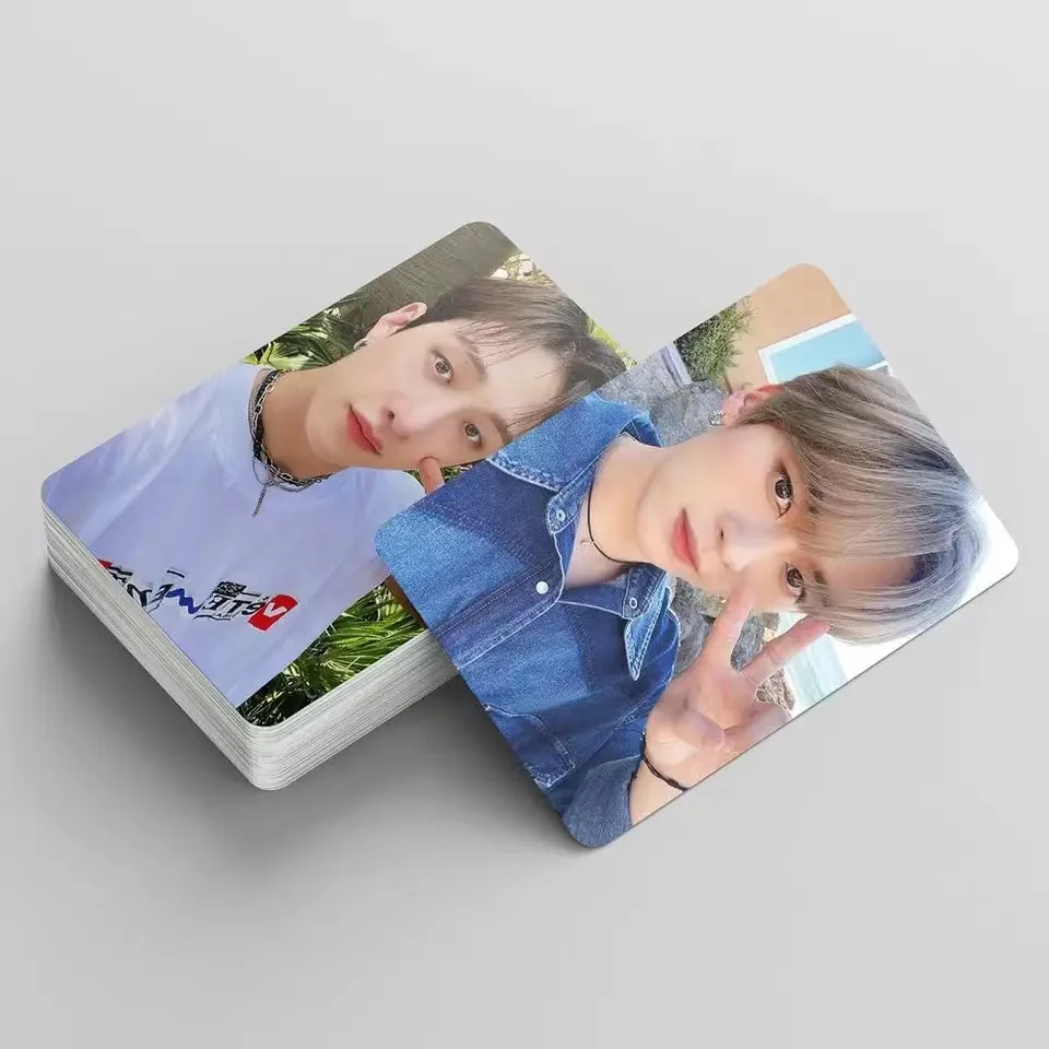 55 buah/set kartu foto Kpop Felix Skz Lomo ODDINARY Album baru anak laki-laki kartu foto Hyunjin Han Lee tahu kartu foto untuk koleksi penggemar