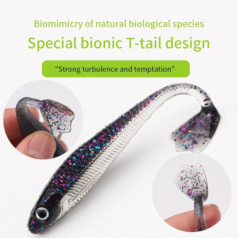 5 шт., мягкая приманка для рыбалки, 6,5 см, 9,5 см, червь для рыбалки Shad, мягкие силиконовые приманки для плавания, приманка для ловли окуня, Т-образный хвост 5 шт., мягкая приманка для рыбалки, 6,5 см, 9,5 см, червь для рыбалки Shad, мягкие силиконовые приманки для плавания, приманка для ловли окуня, Т-образный хвост