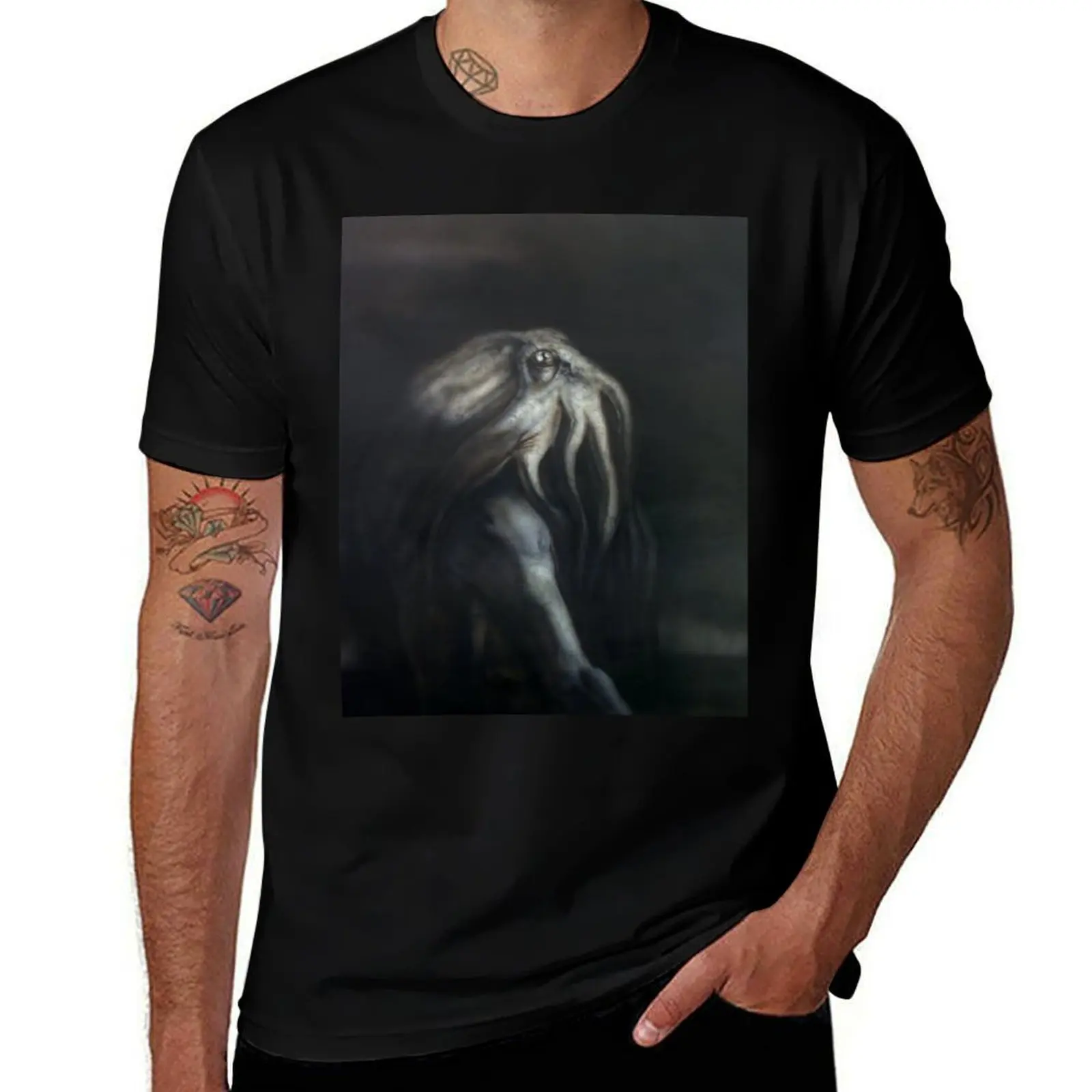

Old Ones awake T-Shirt Fashion Graphic Tee for Men