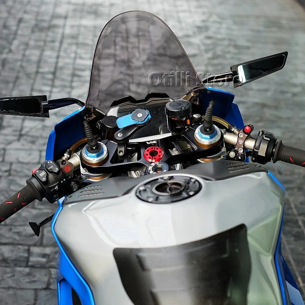 Bild 5: Double Bubble Racing Windschutzscheibe für DUCATI PANIGALE V4 V4S 2020 2021 2022 2023 2024 Acryl-Scheibe Windabweiser