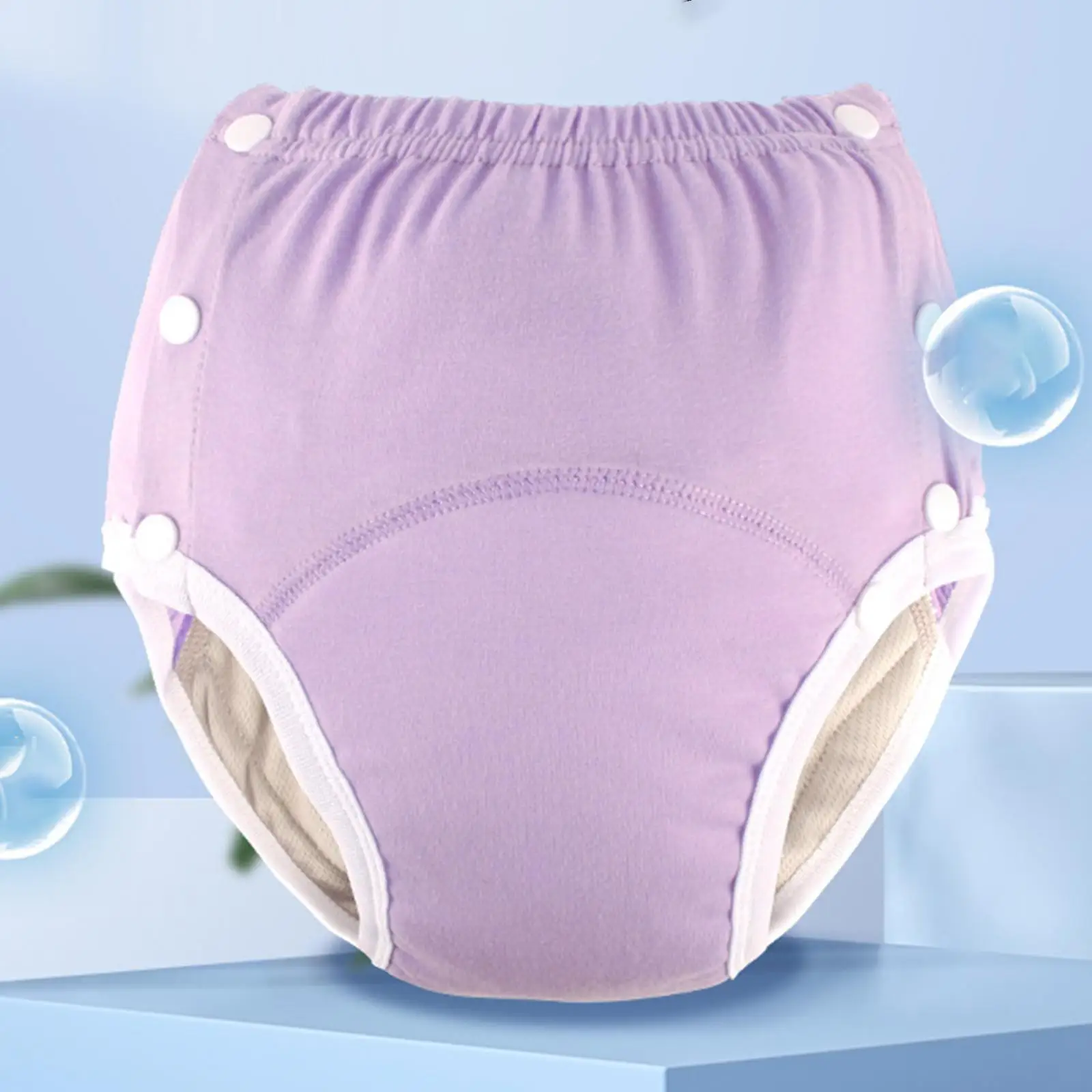 Adult Cloth Diaper Washable Nappy Cover Incontinence Underwear Leak Proof Waterproof Adult Cloth Diaper Waist 66-100cm