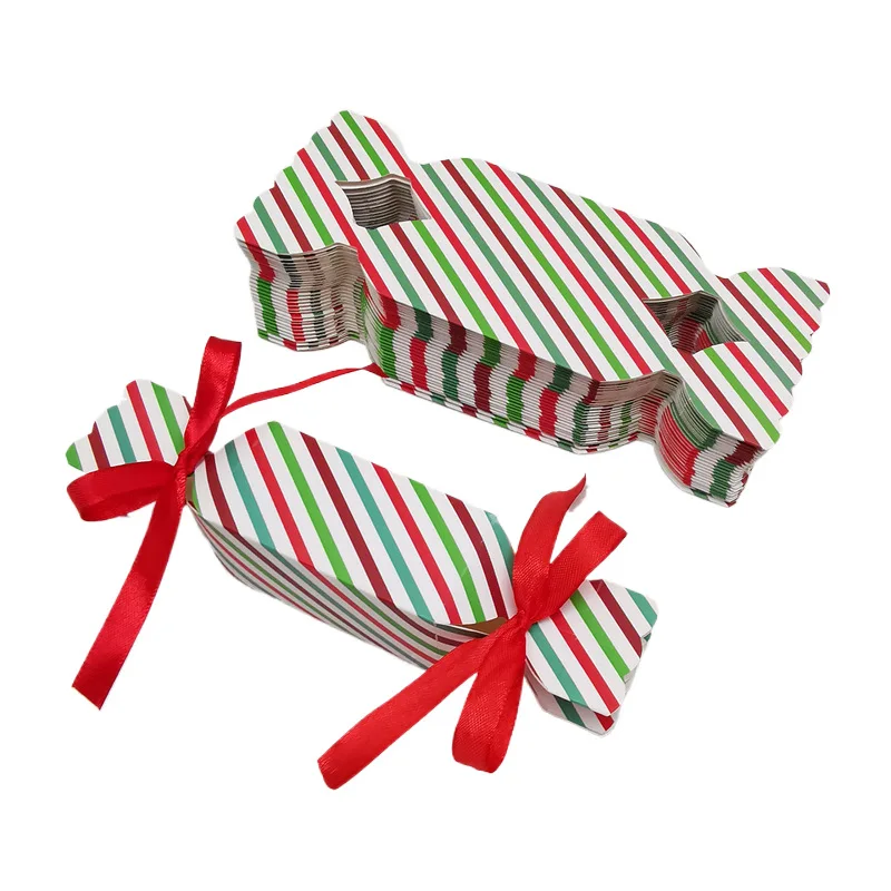 10/20Pcs Süße Geformte Candy Box Mit Band DIY Schokolade Cookies Hochzeit Papier Geschenk Verpackung Boxen Weihnachten Party dekoration – Detail 12