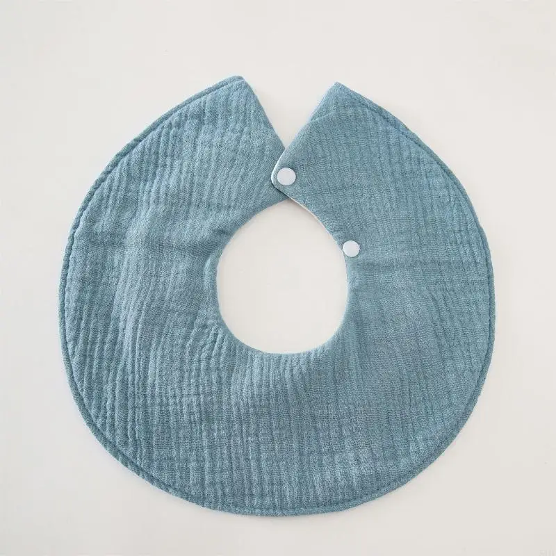 581f babador alimentação multifuncional para bebê, algodão absorvente, toalha babar, pano respirável para limpar a boca,