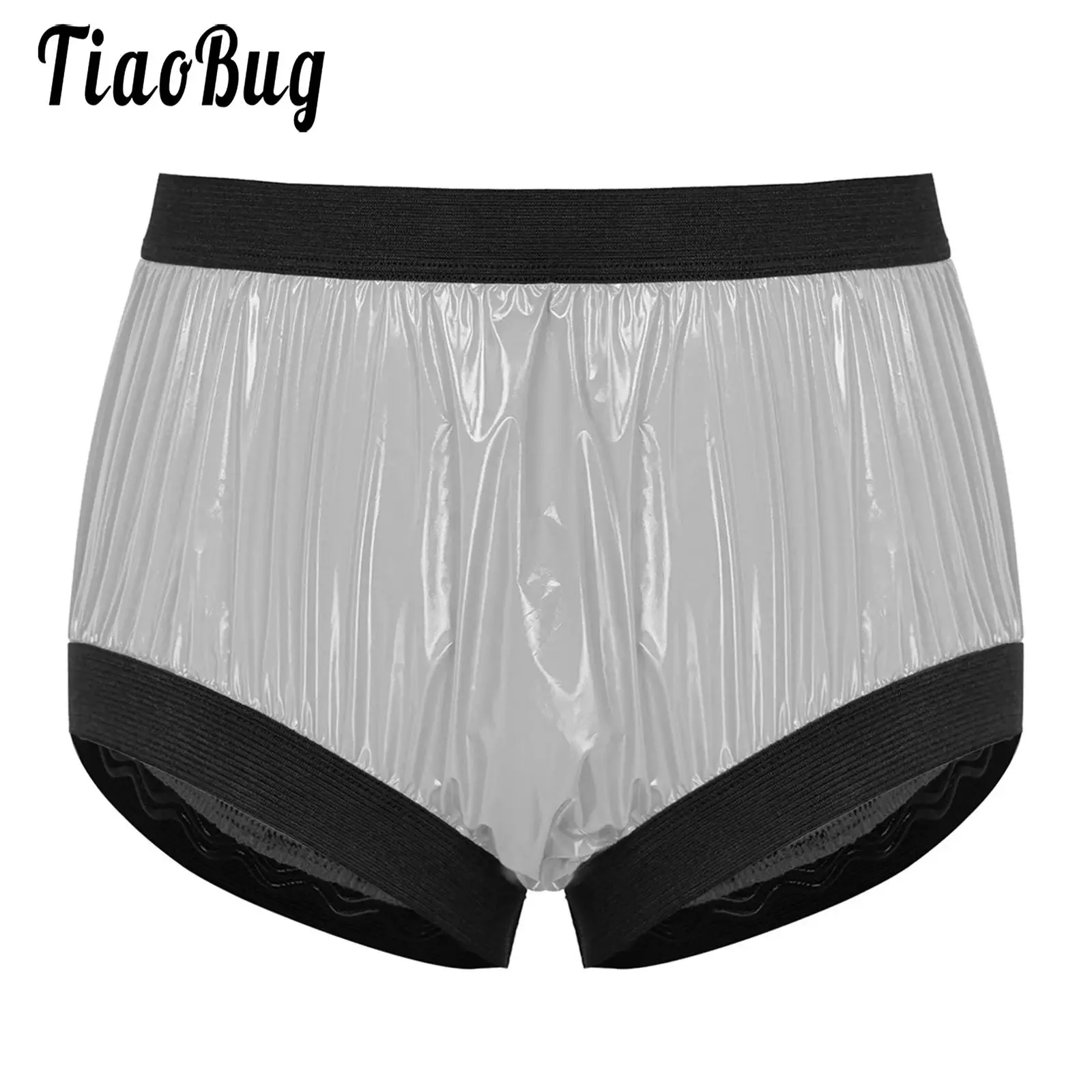 Boys Water-resistant Adaptive Underwear Shorts Non-slip Elastic Bands Washable Reusable Diaper Cover for Special Needs Patients