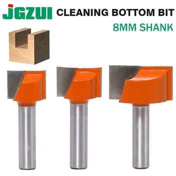 1pc 8mm limpeza inferior gravura bit carboneto sólido roteador bit ferramentas para trabalhar madeira cnc fresa endmill para madeira