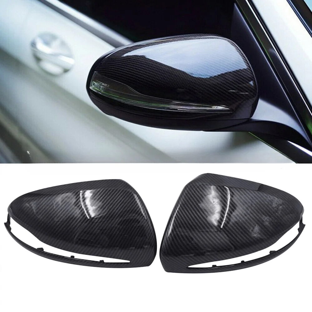 

Suitable for Mercedes-Benz C E S CLS GLC Class W205 Carbon Fiber Water Transfer Rearview Mirror Housing Reversing Mirror Housing