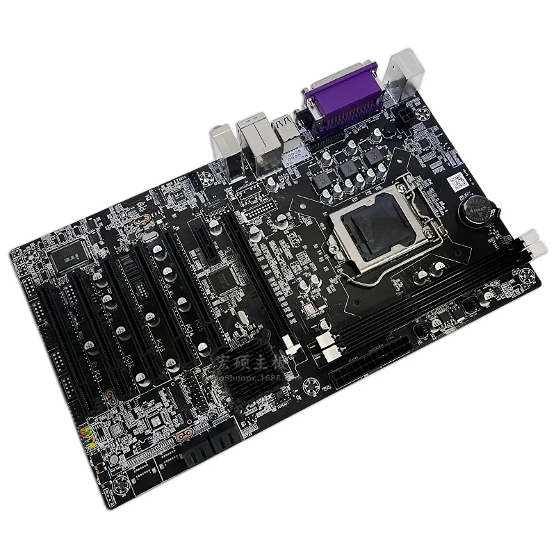 Industrial Control Motherboard Desktop Brand NewH61 DVRSecurity Monitoring MainboardDDR3Restart the Gigabit Network Card After P