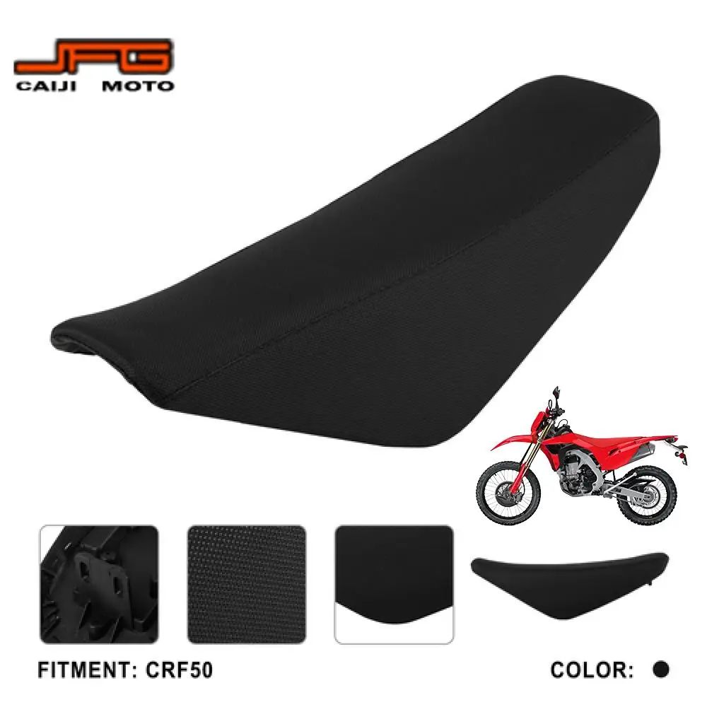الدراجات النارية مقعد الدراجة الترابية الكهربائية لهوندا CRF 50 2006-2007 2012-2013 مقاعد موتوكروس دراجة نارية على الطرق الوعرة وسادة JFG المحرك