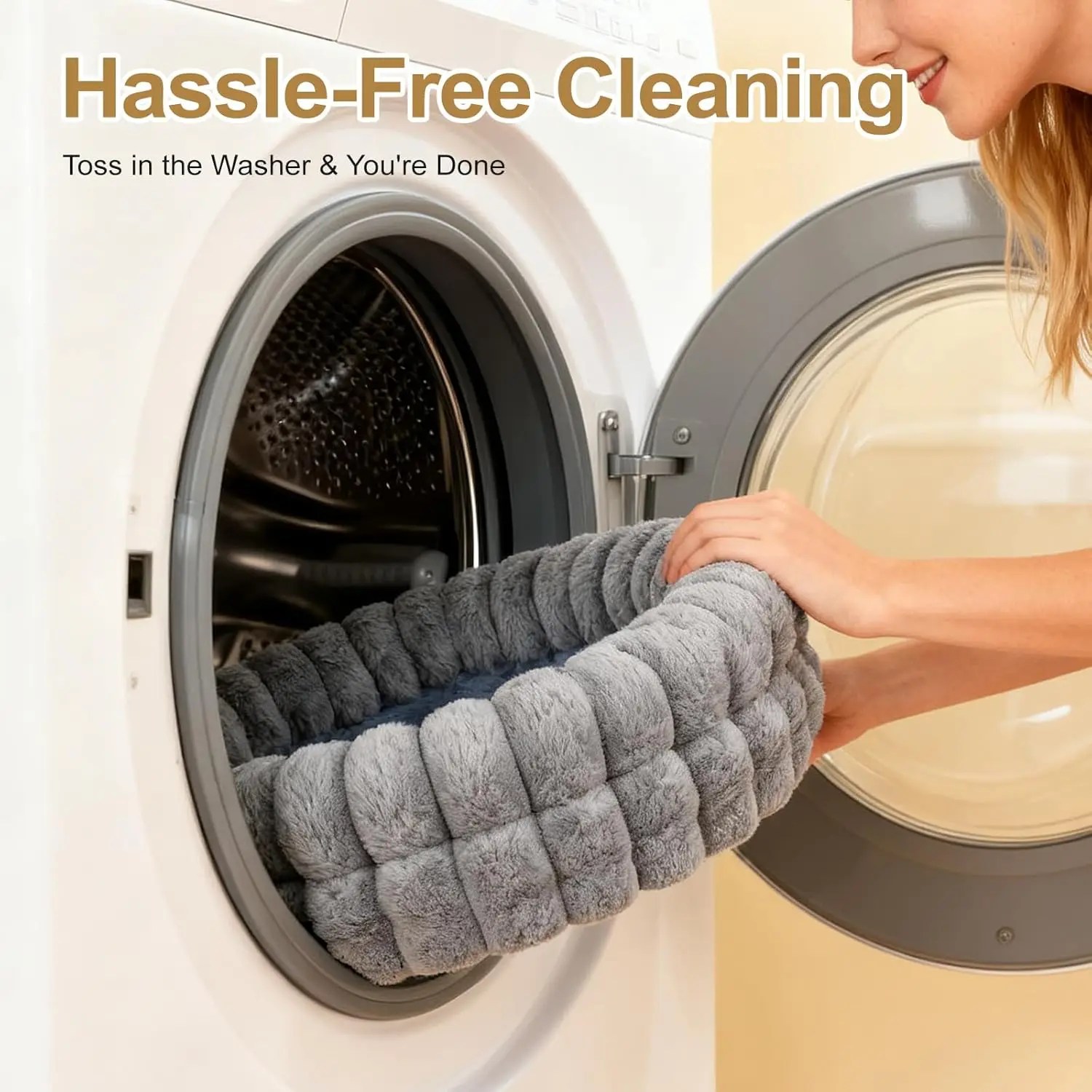 Cat Bed for Desk, 360° Rotating, Height Adjustable, Soft Faux Fur, Removable Washable Cover, Supports 50 Lbs