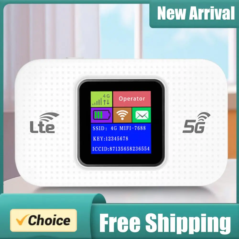 4G LTE Wireless WiFi Router Wireless Internet Router 150Mbps Hotspot Smart WiFi Router with SIM Card Slot Qualcomm MSM8916 Chip