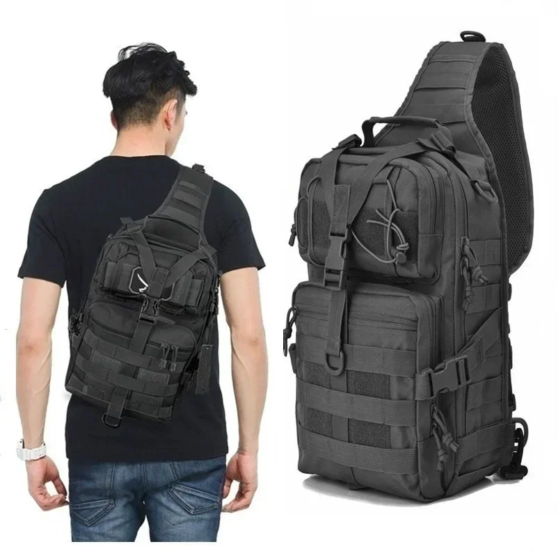 Tactical Assault Pack Sling Backpack Waterproof EDC Rucksack Bag for Outdoor Hiking Camping Hunting Trekking Travelling