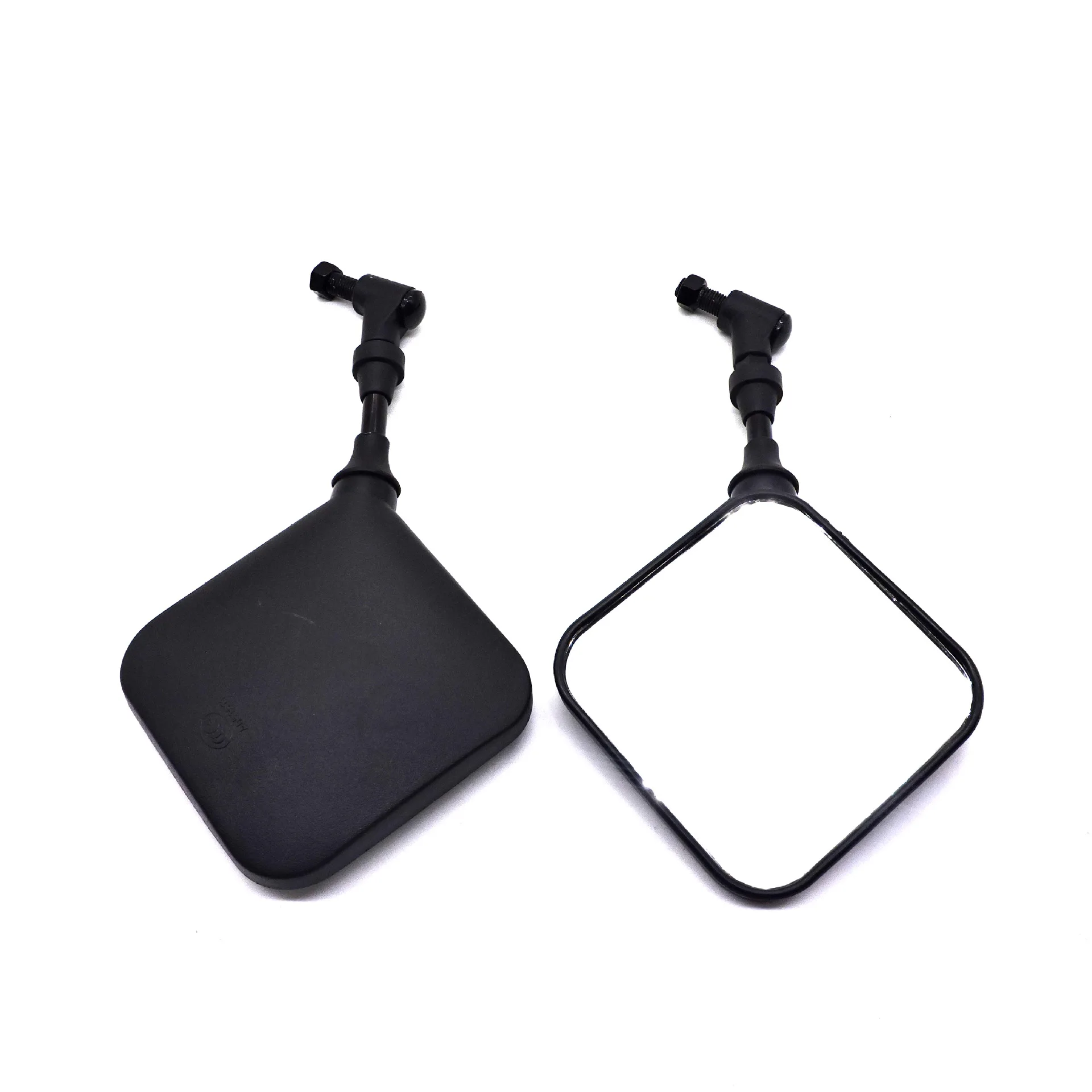 Pair For honda kawasaki Motorcycle Rearview Mirror Scooter Motorbike ATV Back Side Mirrors 10mm Modification Part