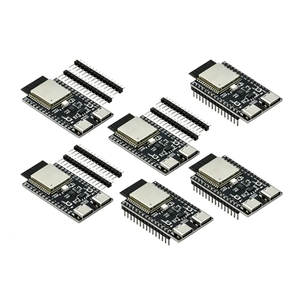 ESP32-C6-N4/N8/N16 WiFi+Bluetooth Internet Of Things Dual Type-C Development Board Core Board ESP32-C6-DevKit C N4R2 For Arduino