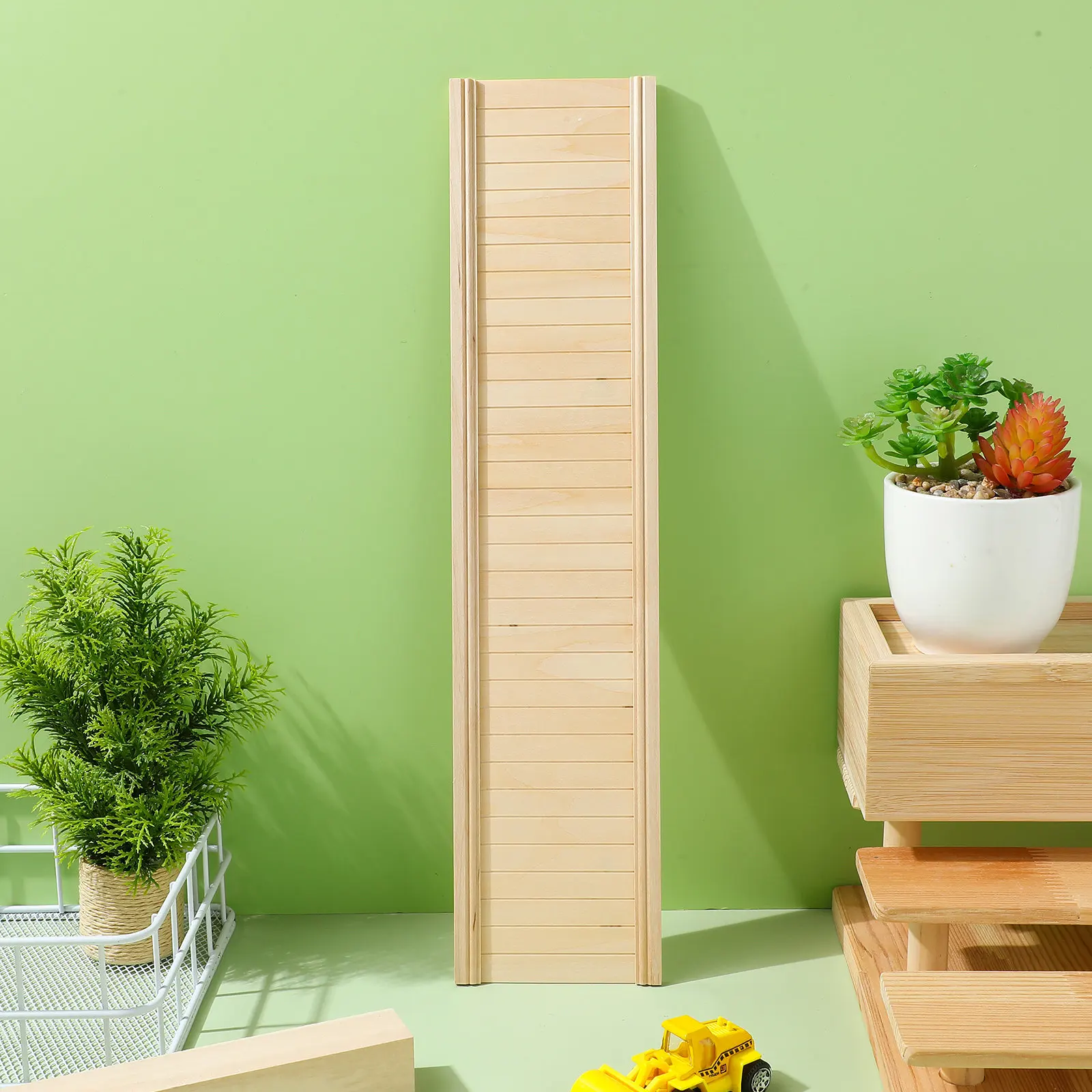 1:12 Scale Dollhouse Wainscoting Molding Miniature Interior Wall Panels Realistic Detail Easy Installation Multipurpose Mini