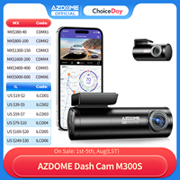 AZDOME M300S 4K Dash Cam Front and Rear, 5.8G WiFi GPS Dash Camera for Cars, Free 64GB SD Card, Voice Control, WDR Night Vision