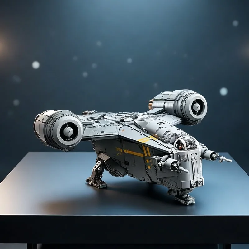 

Конструктор 75331 UCS Large Space Starship, 6187 деталей, игрушка для сборки, подарки для детей на праздники и дни рождения, для фанатов