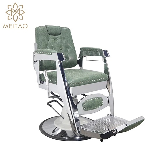 

Meitao The Latest Design Green Barber Chair Barbershop Hairdressing Equipment Elegant Barber Chair