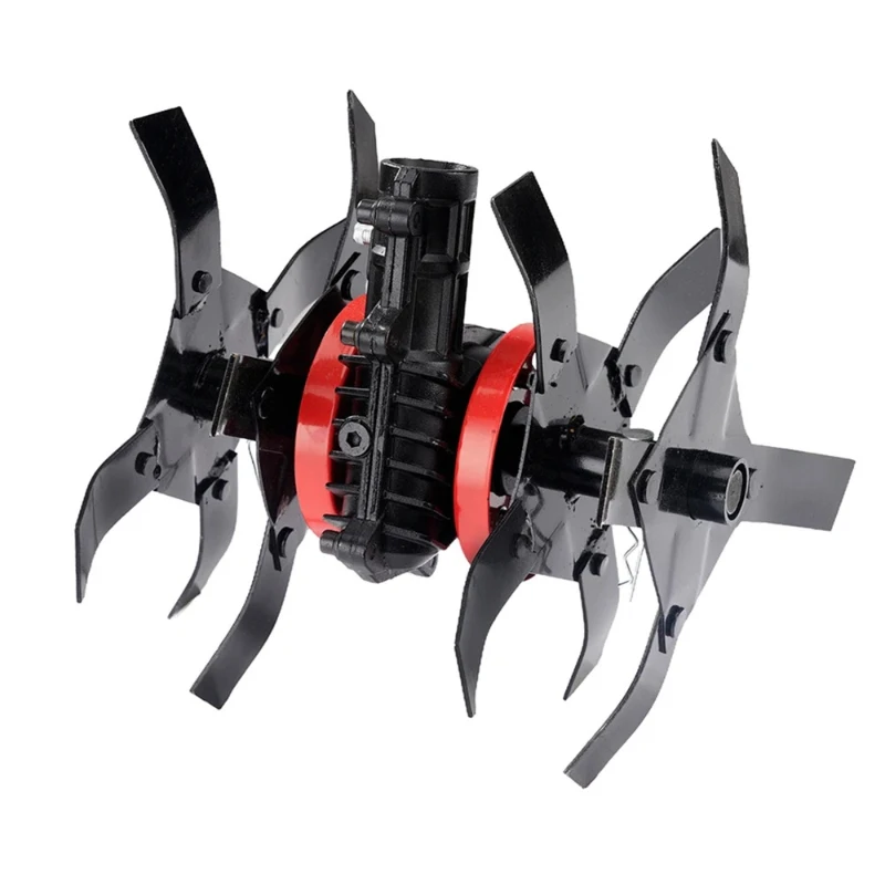 

Electric Mower Loosening Wheels Mower Accessories Hoeing Wheels Deep Till and Furrowing Wheels for Plowing and Turning Soil