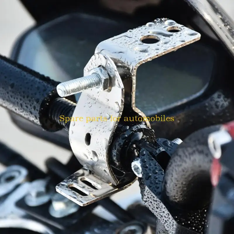 H58F دراجة المقود تمديد دراجة جبل قوس لمسافات طويلة السفر معدات الدرجات النارية يعزز ركوب الراحة والسلامة #2